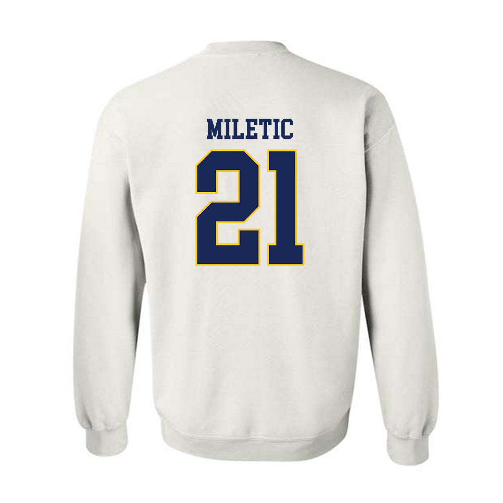 Marquette - NCAA Men's Basketball : Ian Miletic - Replica Shersey Crewneck Sweatshirt-1