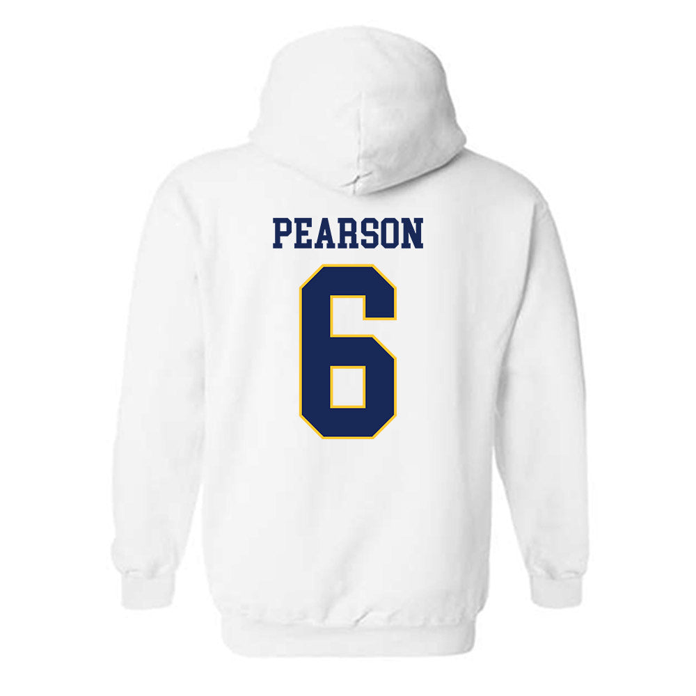 Marquette - NCAA Men's Basketball : Sheek Pearson - Replica Shersey Hooded Sweatshirt-1