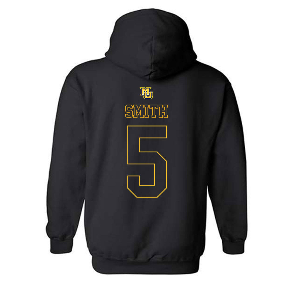 Marquette - NCAA Women's Basketball : Charia Smith - Replica Shersey Hooded Sweatshirt-1