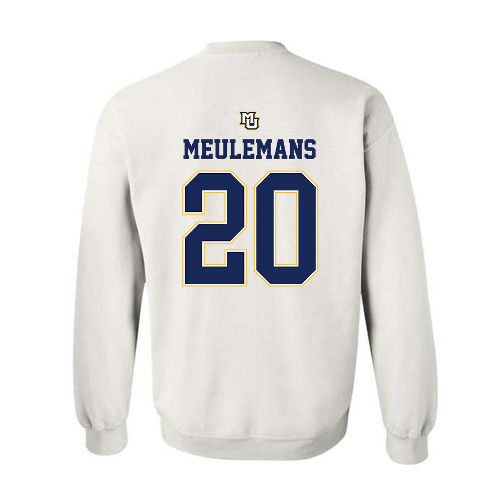 Marquette - NCAA Women's Basketball : Jordan Meulemans - Replica Shersey Crewneck Sweatshirt-1