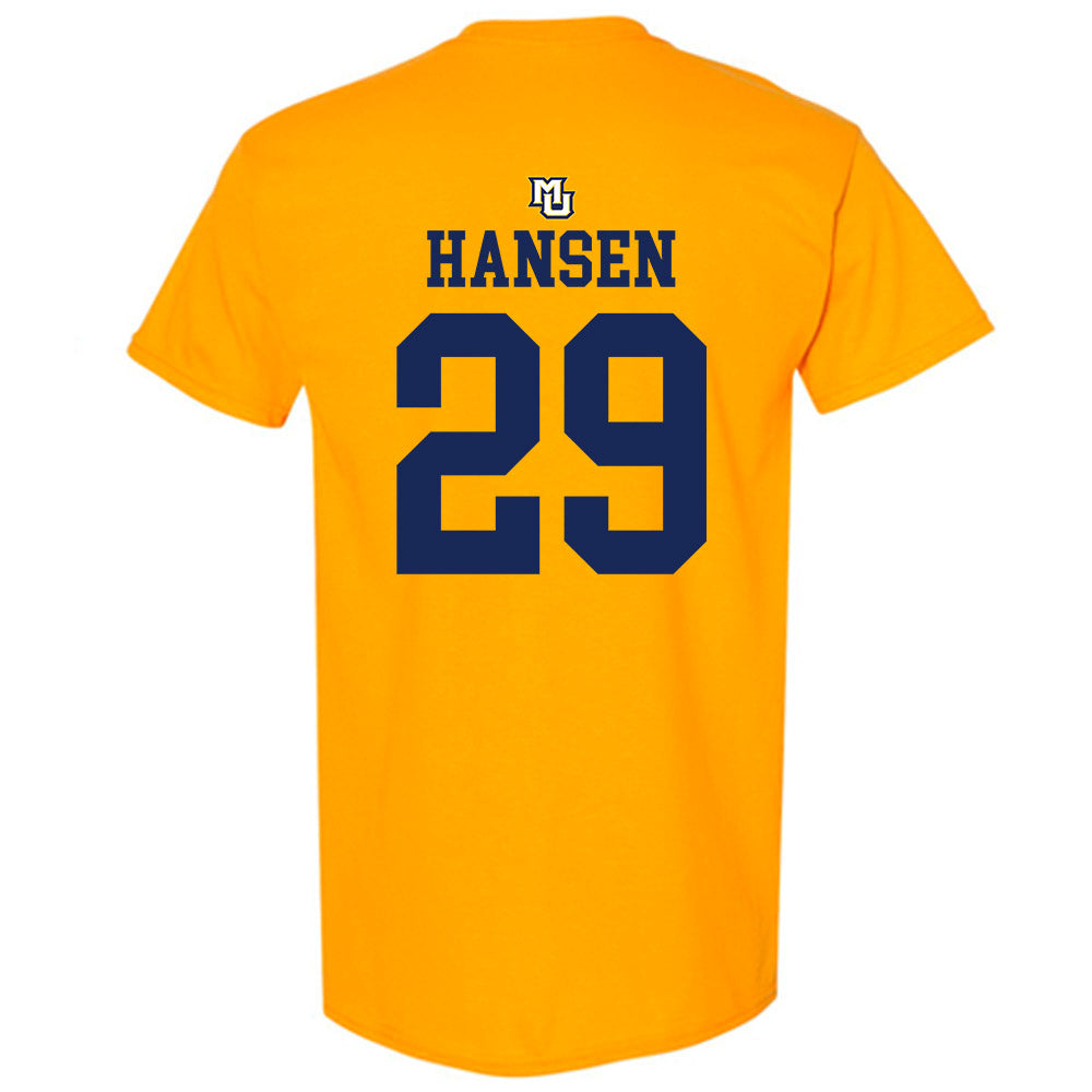 Marquette - NCAA Women's Lacrosse : Megan Hansen - Replica Shersey T-Shirt-1