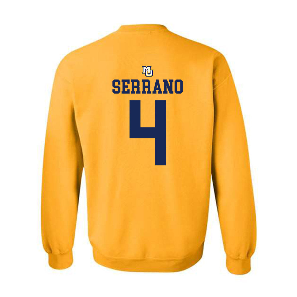 Marquette - NCAA Women's Lacrosse : Dani Serrano - Replica Shersey Crewneck Sweatshirt-1