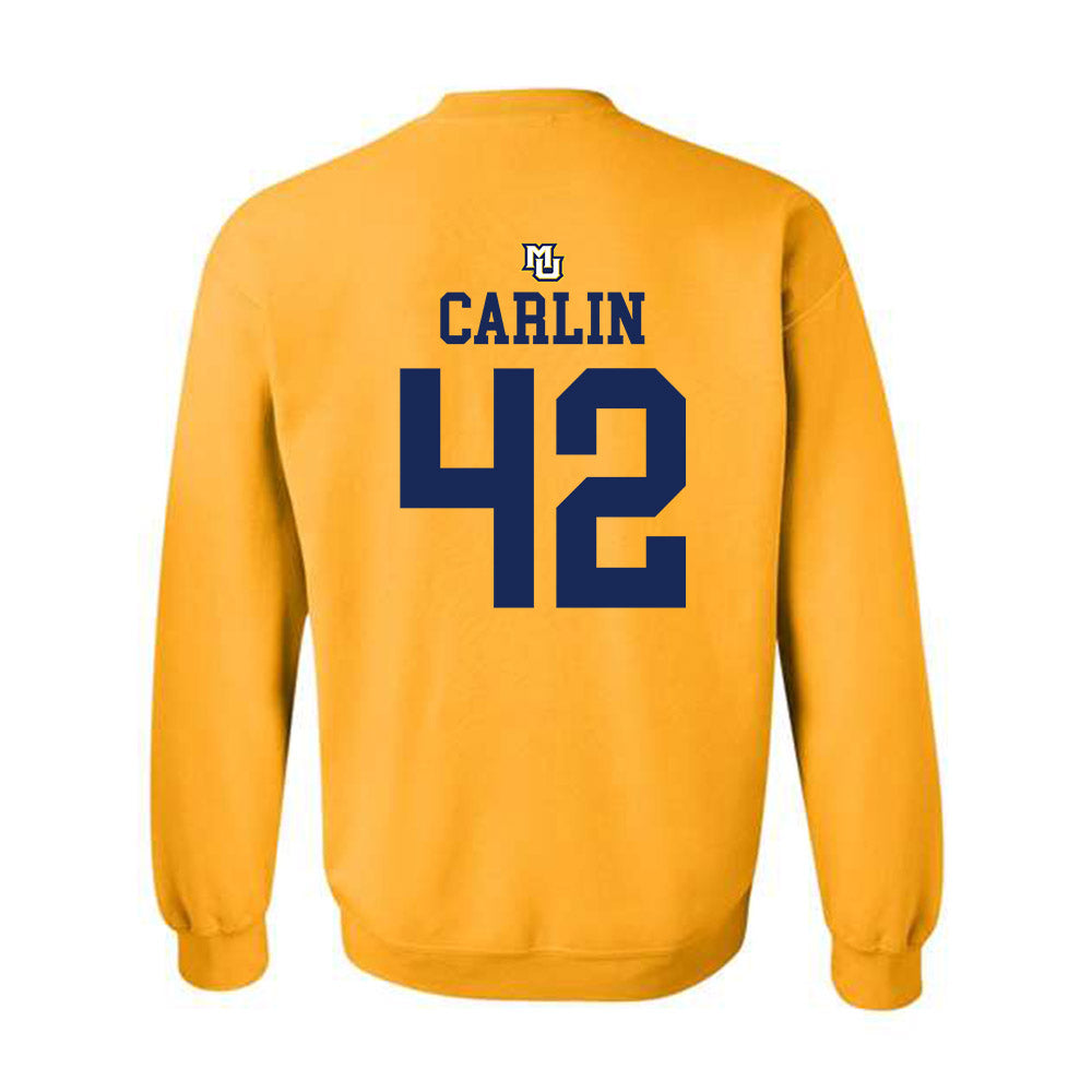 Marquette - NCAA Women's Lacrosse : Annabel Carlin - Replica Shersey Crewneck Sweatshirt-1