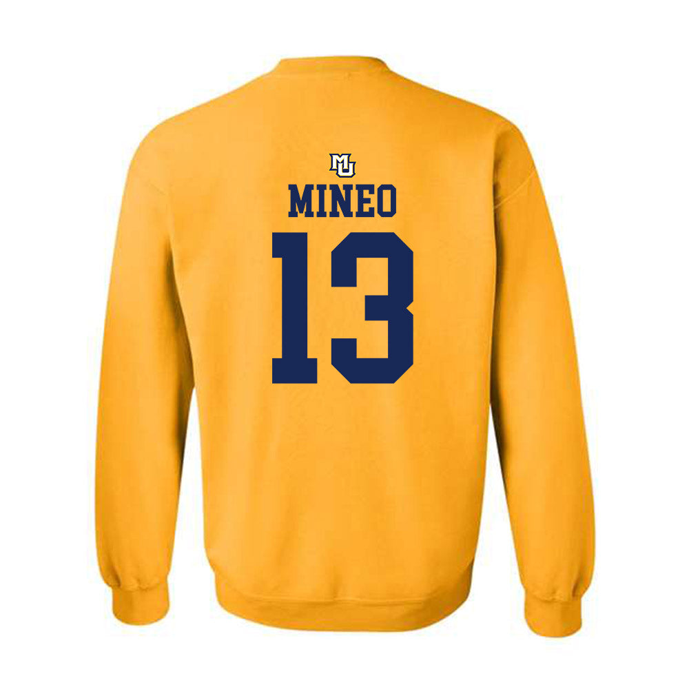 Marquette - NCAA Women's Lacrosse : Lucy Mineo - Replica Shersey Crewneck Sweatshirt