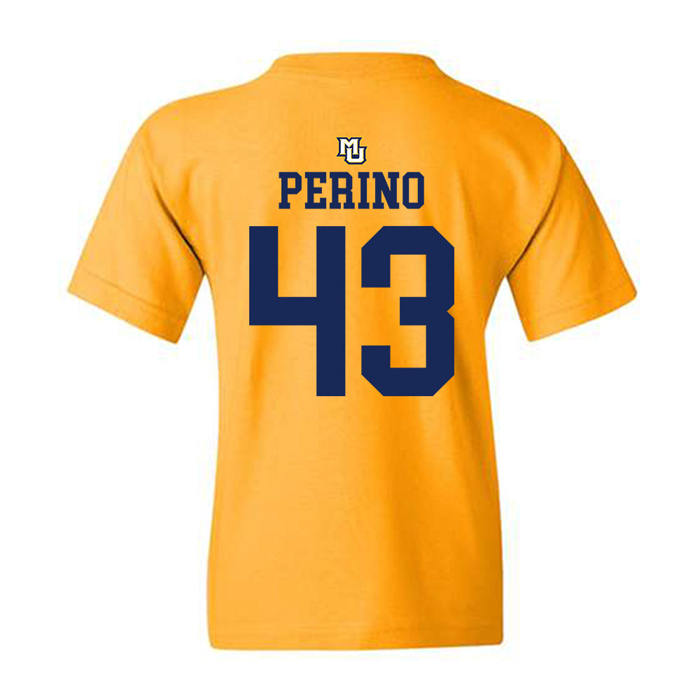 Marquette - NCAA Women's Lacrosse : Gabbi Perino - Replica Shersey Youth T-Shirt-1