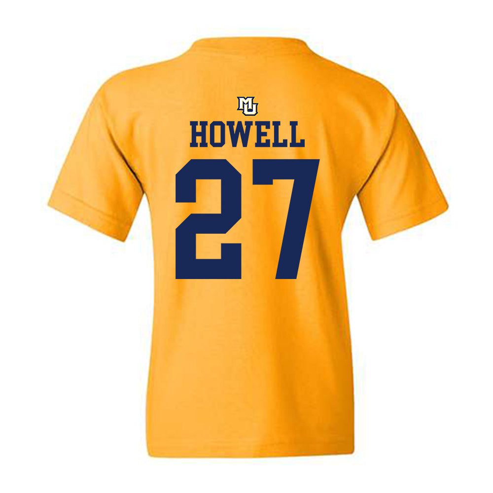Marquette - NCAA Women's Lacrosse : Jillian Howell - Replica Shersey Youth T-Shirt-1