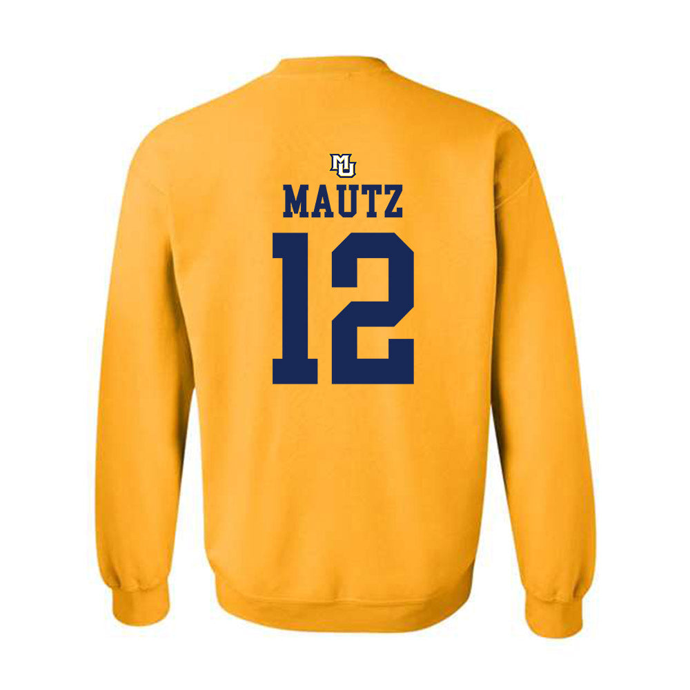 Marquette - NCAA Women's Lacrosse : Ella Mautz - Replica Shersey Crewneck Sweatshirt-1