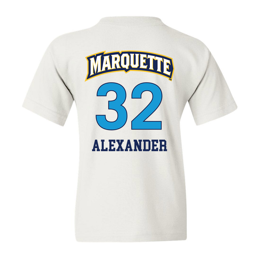 Marquette - NCAA Women's Lacrosse : Taylor Alexander - Replica Shersey Youth T-Shirt