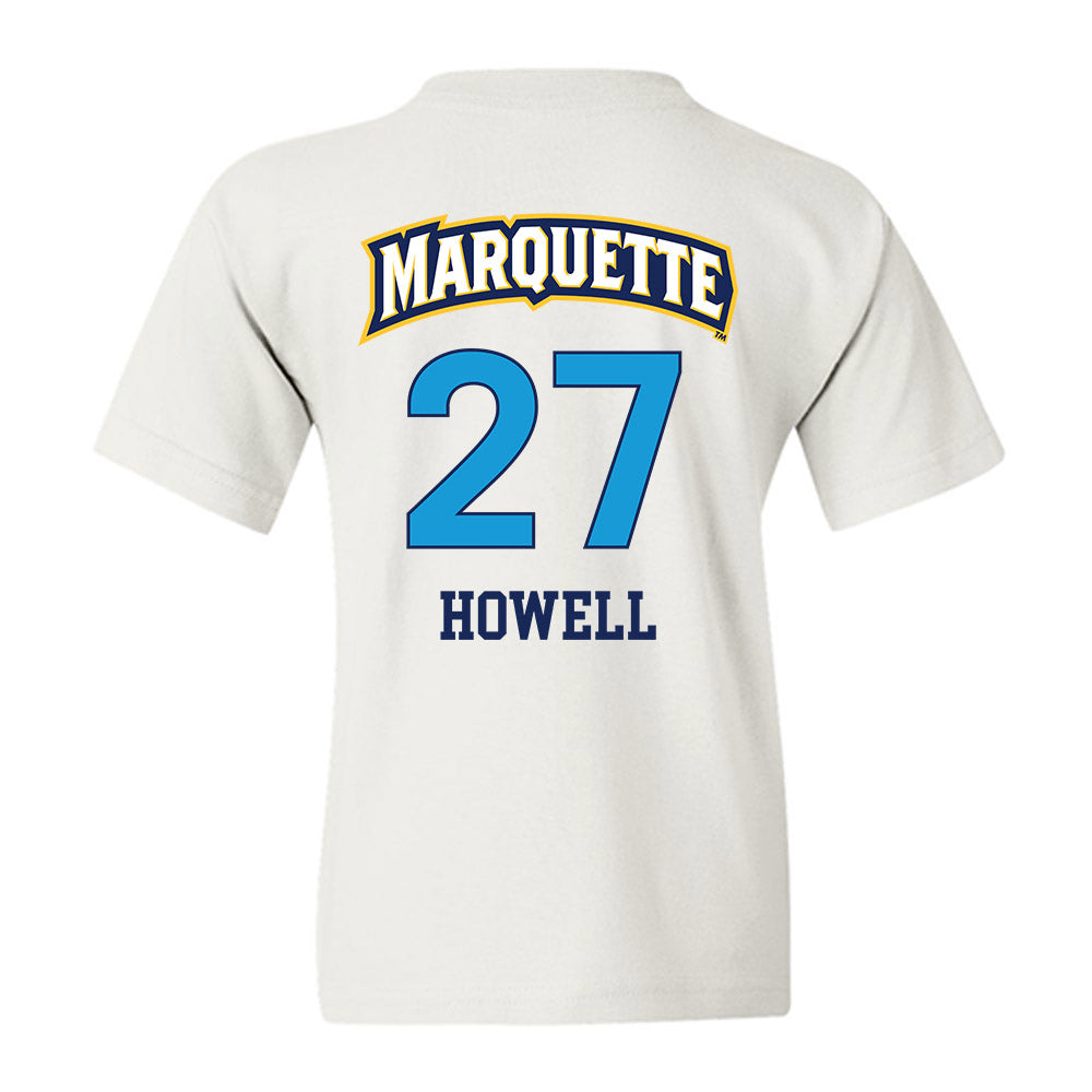 Marquette - NCAA Women's Lacrosse : Jillian Howell - Replica Shersey Youth T-Shirt-1