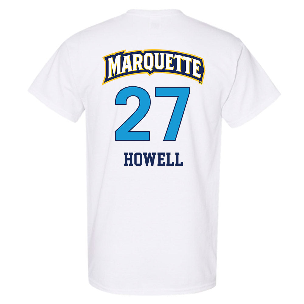 Marquette - NCAA Women's Lacrosse : Jillian Howell - Replica Shersey T-Shirt-1