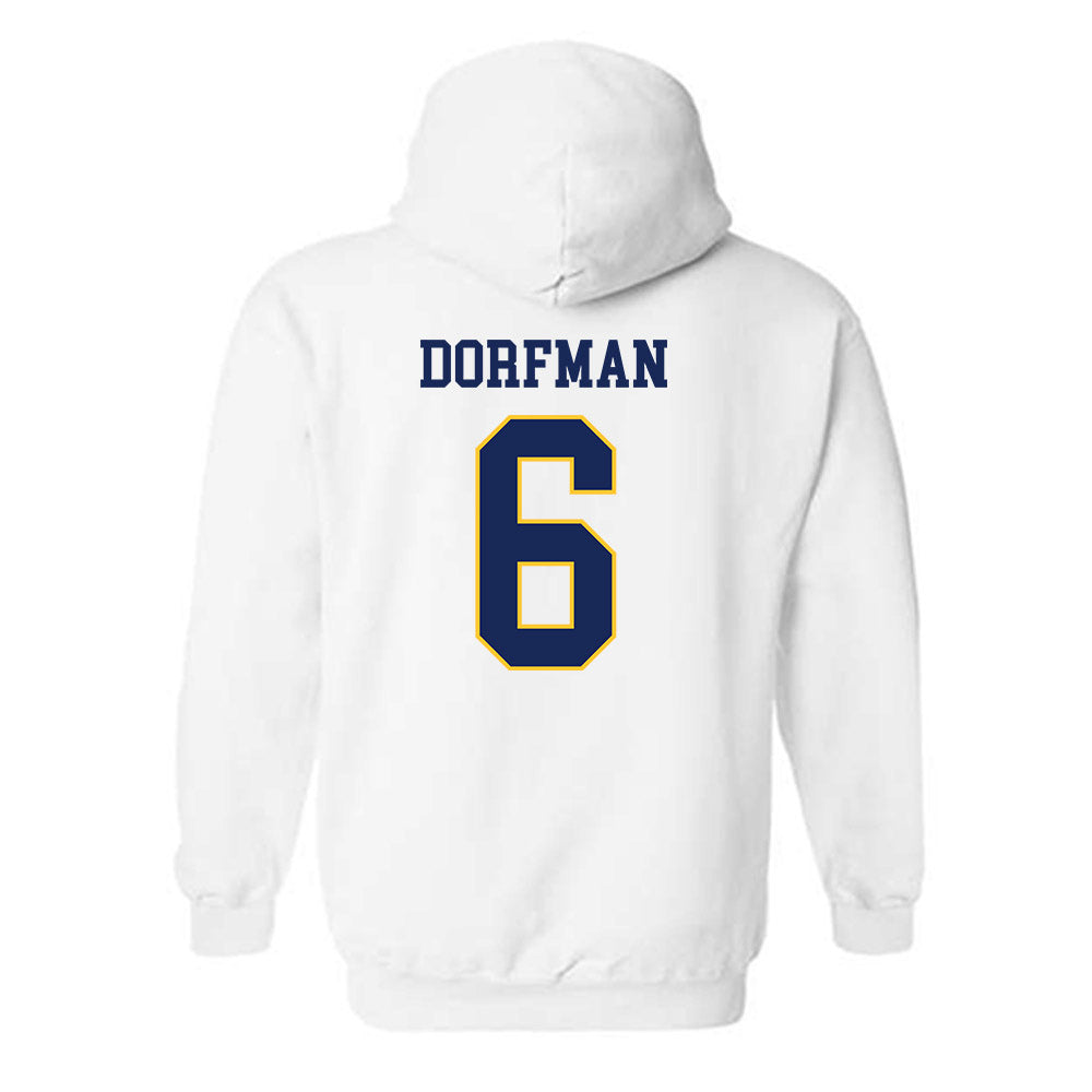 Marquette - NCAA Women's Soccer : Coco Dorfman - Replica Shersey Hooded Sweatshirt-1