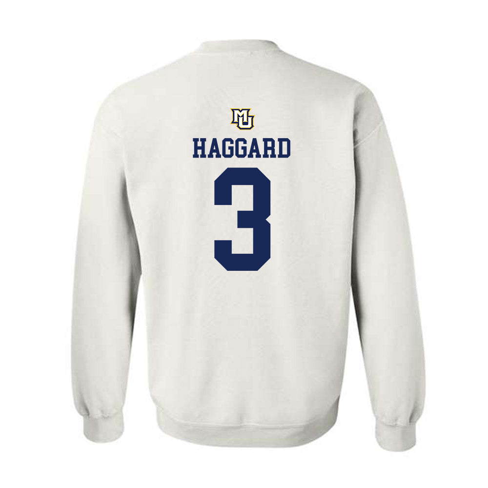 Marquette - NCAA Women's Volleyball : Isabela Haggard - Replica Shersey Crewneck Sweatshirt-1