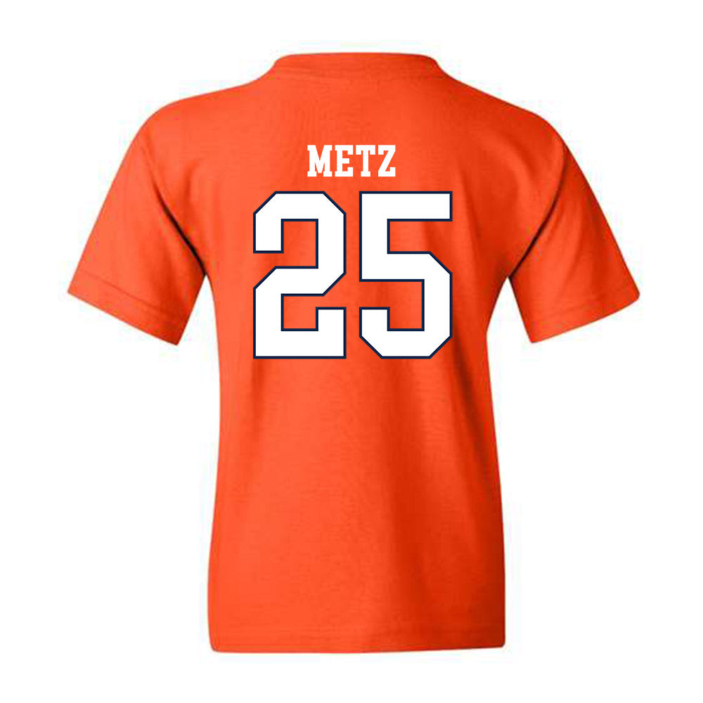 Virginia - NCAA Men's Lacrosse : Henry Metz - Youth T-Shirt Replica Shersey