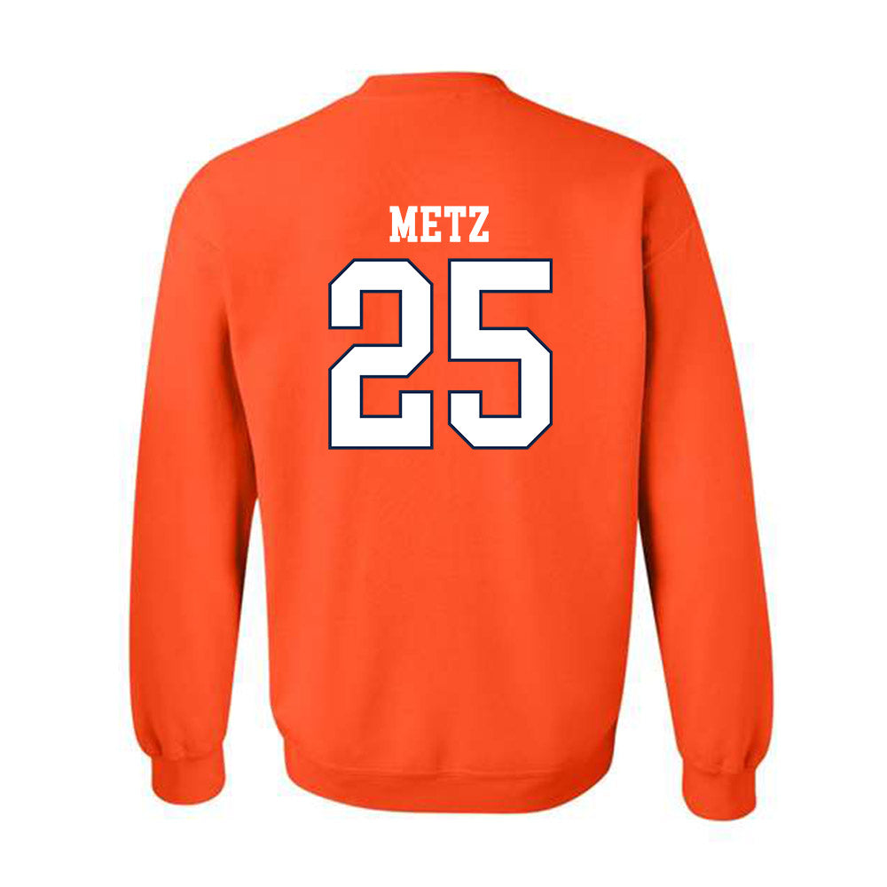 Virginia - NCAA Men's Lacrosse : Henry Metz - Crewneck Sweatshirt Replica Shersey