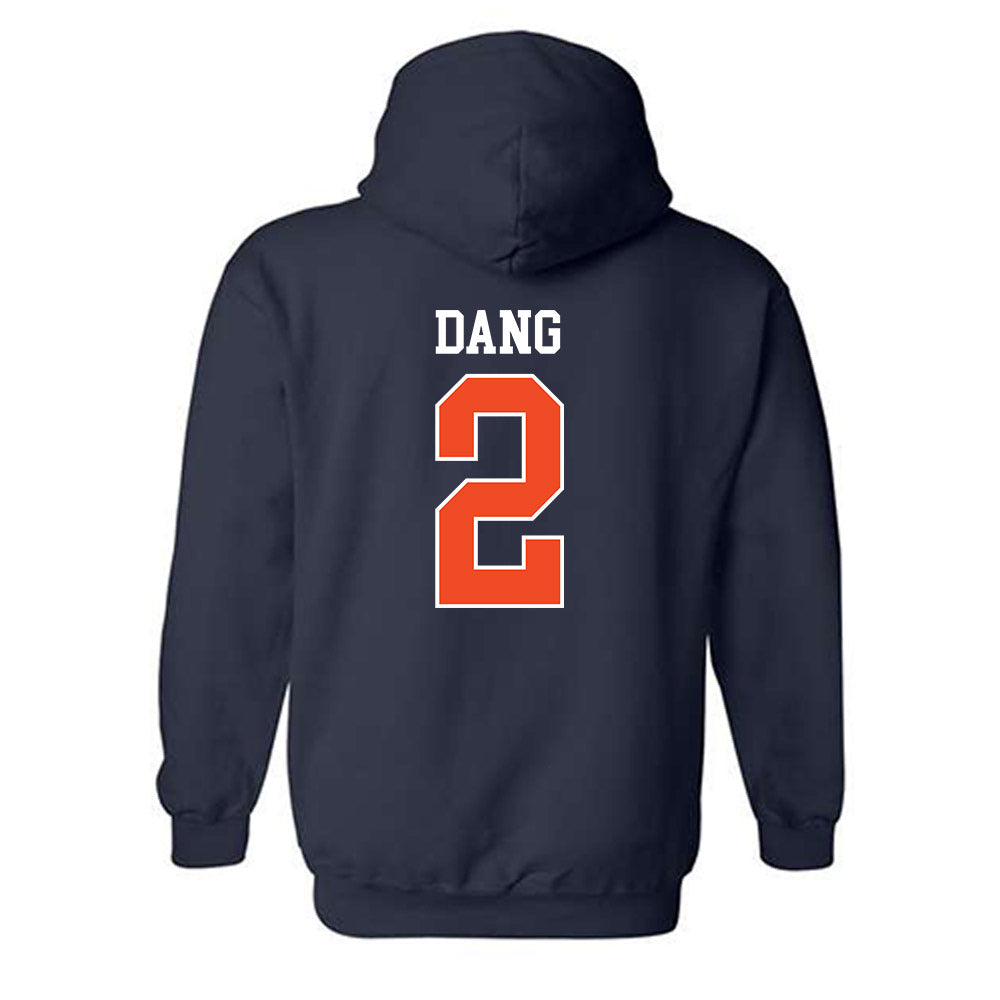 Virginia - NCAA Men's Soccer : Nick Dang - Replica Shersey Hooded Sweatshirt-1