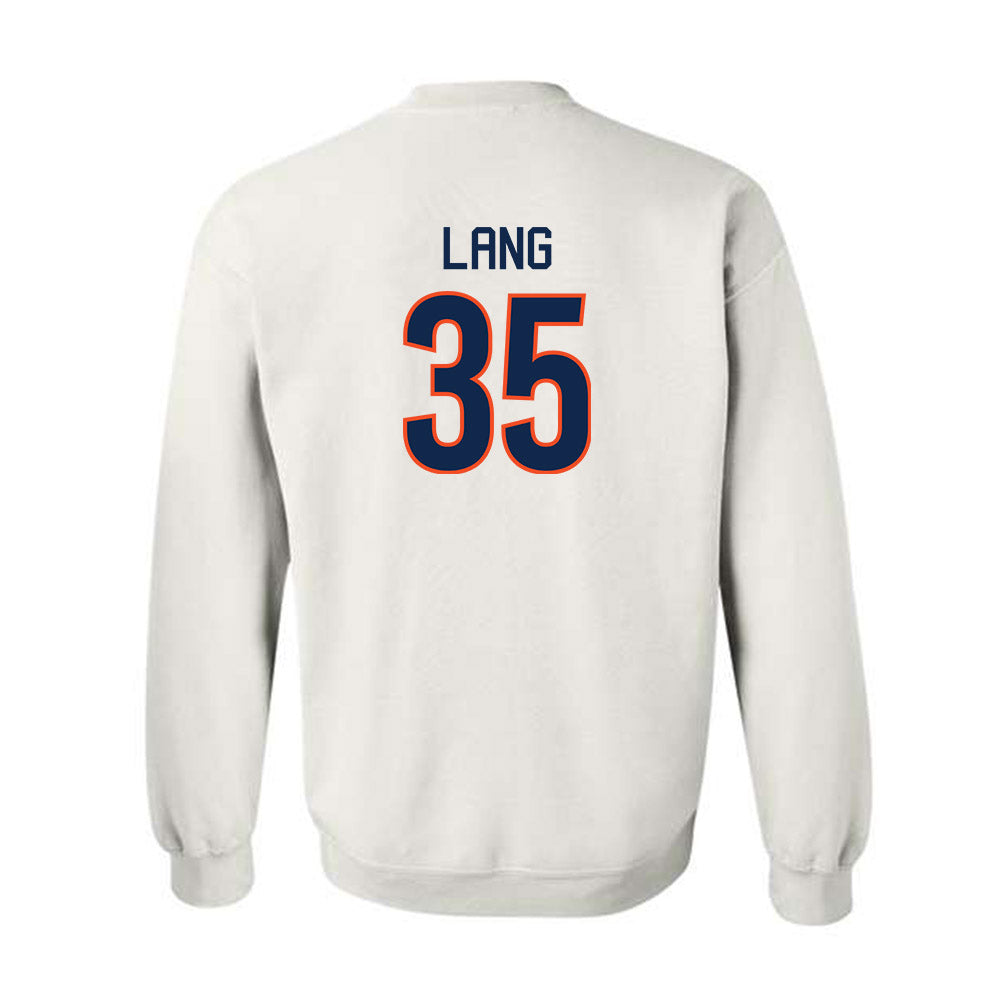 Virginia - NCAA Men's Basketball : Carter Lang - Replica Shersey Crewneck Sweatshirt