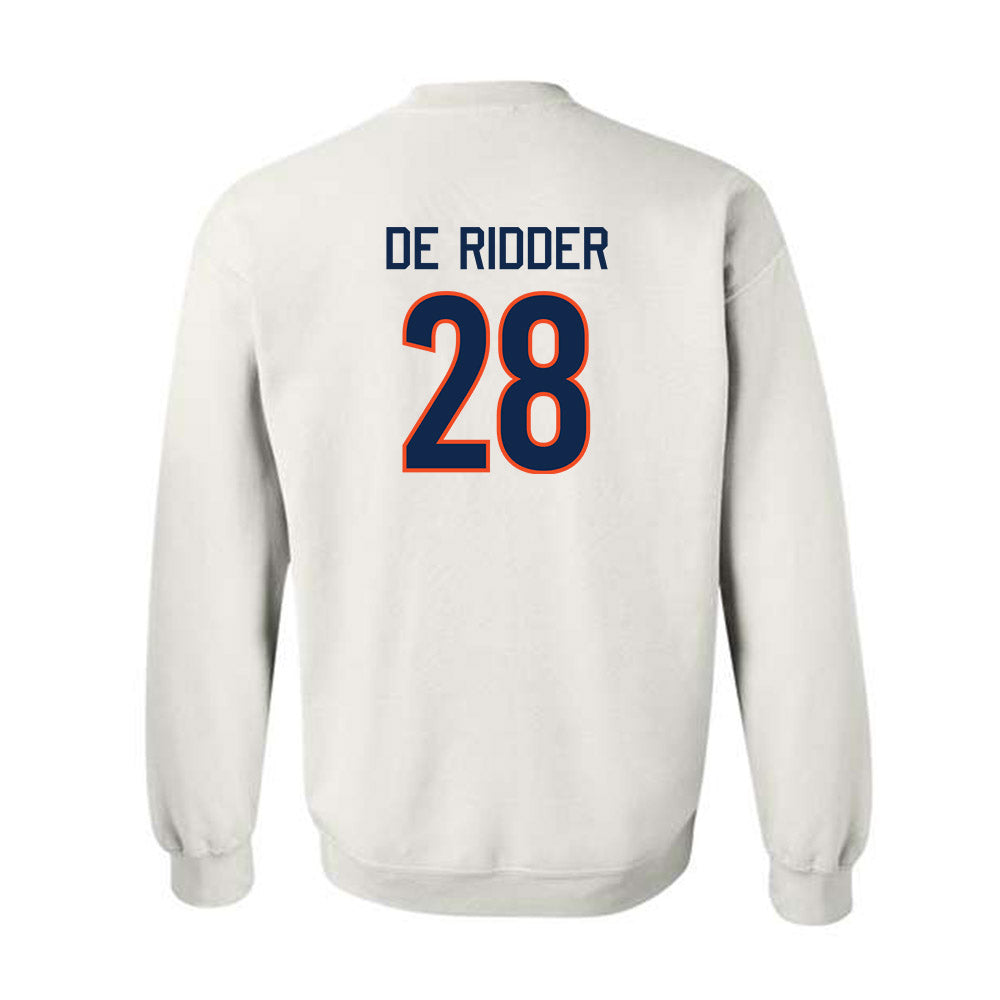 Virginia - NCAA Men's Basketball : Thijs De Ridder - Replica Shersey Crewneck Sweatshirt-1