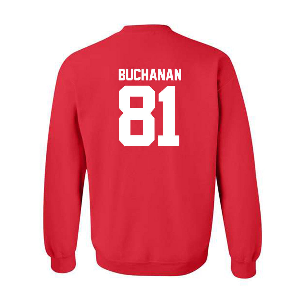 Utah - NCAA Football : JJ Buchanan - Replica Shersey Crewneck Sweatshirt-1