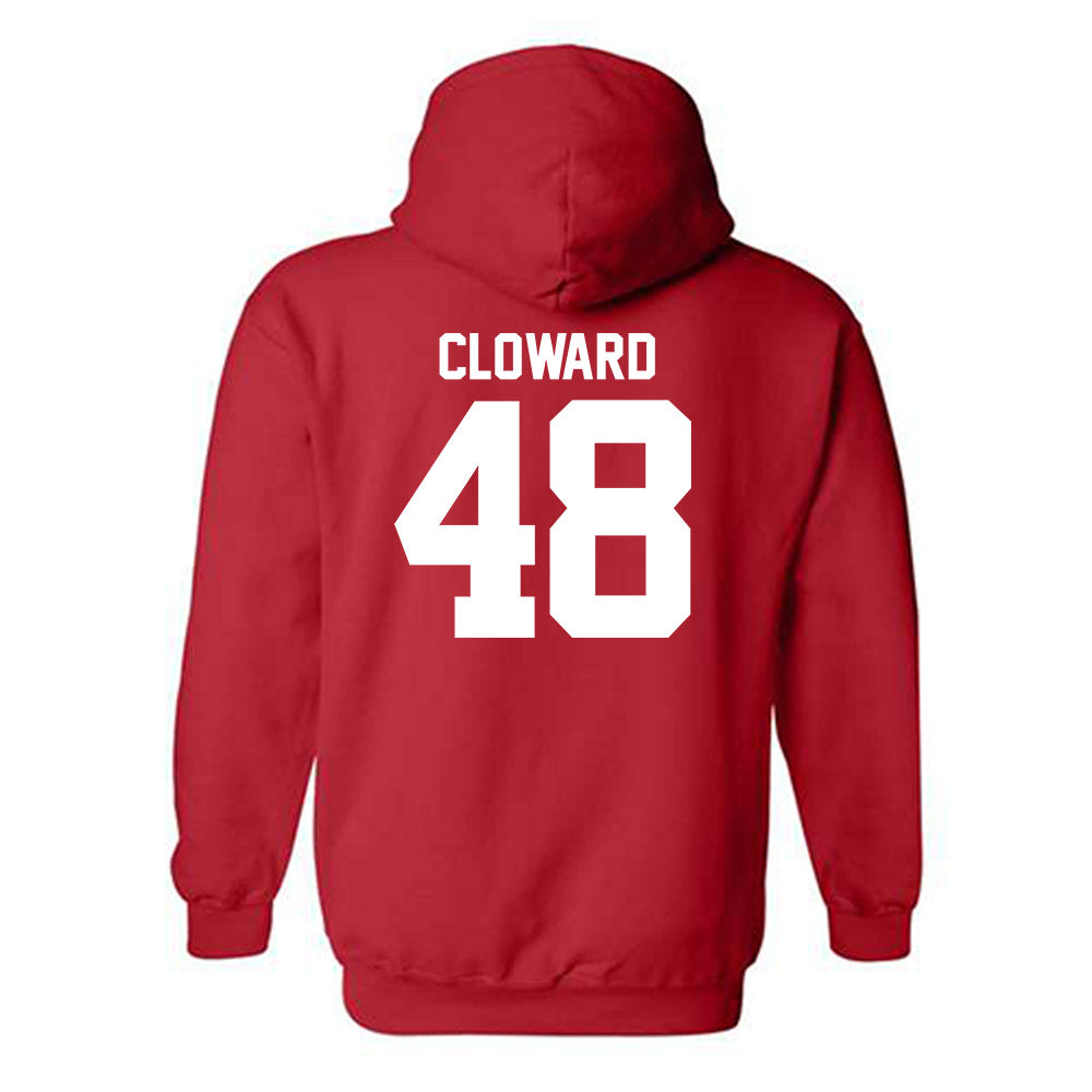 Utah - NCAA Football : Alex Cloward - Replica Shersey Hooded Sweatshirt