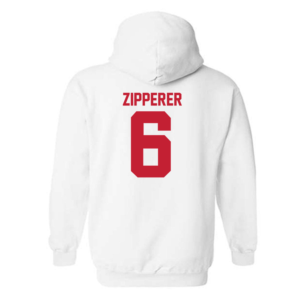 Utah - NCAA Football : Daidren Zipperer - Replica Shersey Hooded Sweatshirt-1