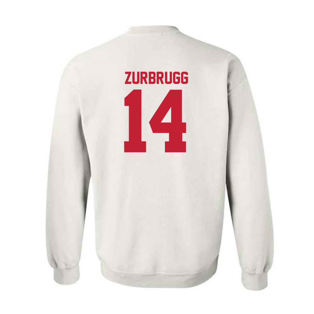 Utah - NCAA Football : Brendan Zurbrugg - Replica Shersey Crewneck Sweatshirt-1