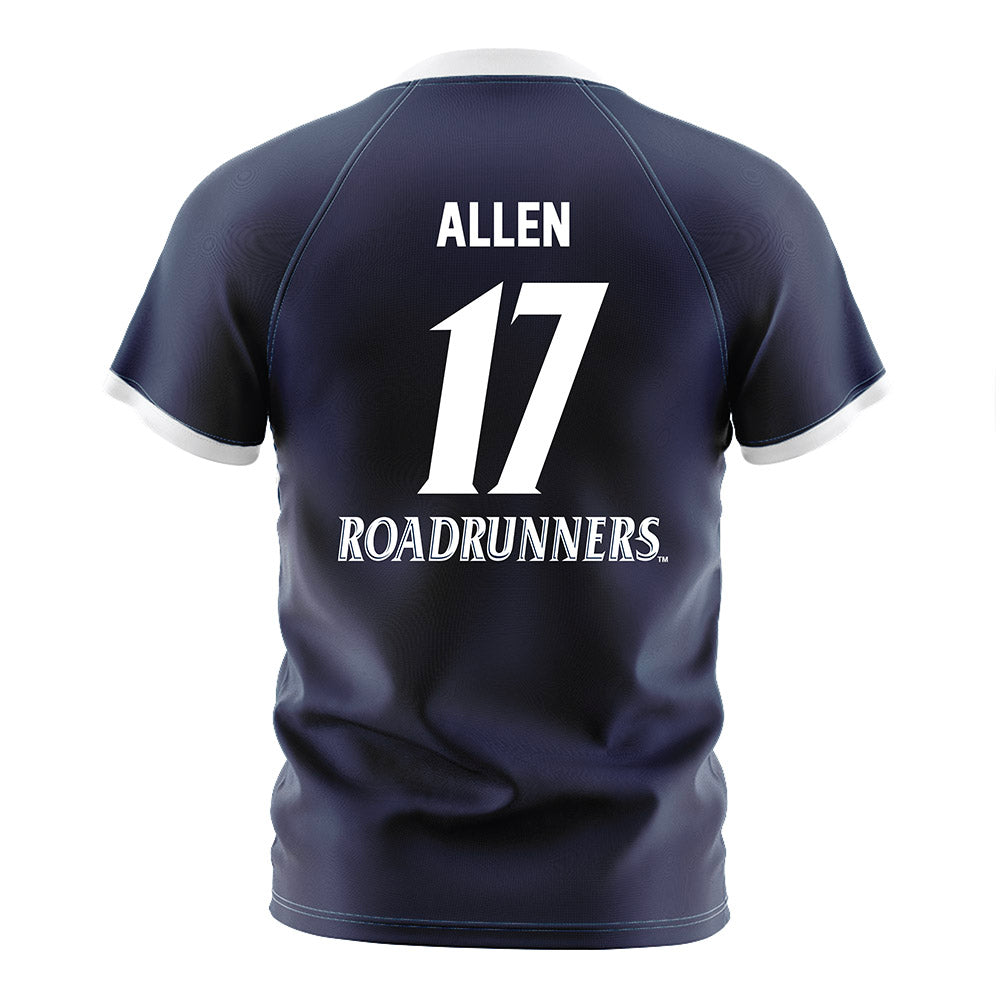 UTSA - NCAA Women's Soccer : Allie Allen - Navy Soccer Jersey