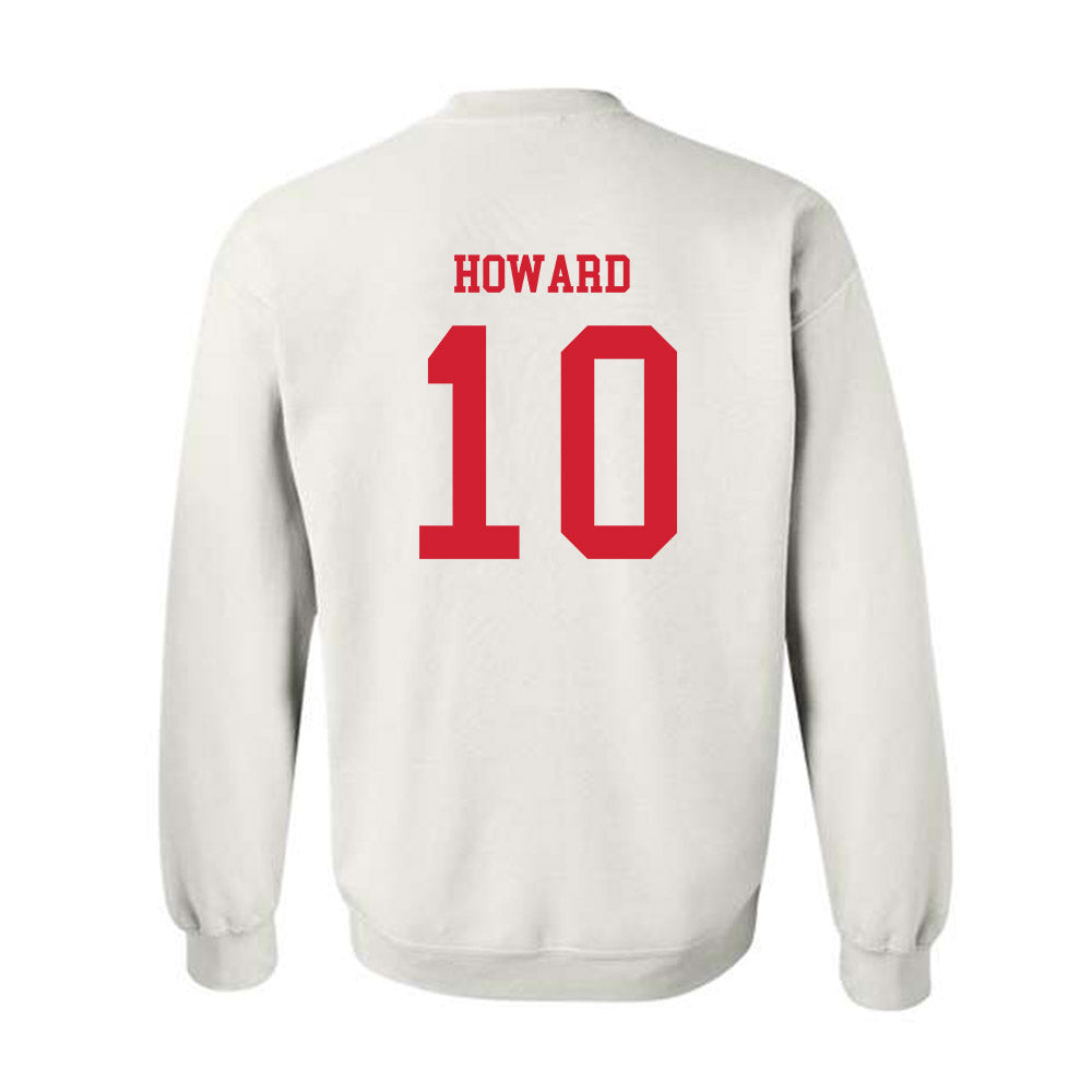 Utah - NCAA Men's Basketball : Jahki Howard - Replica Shersey Crewneck Sweatshirt-1