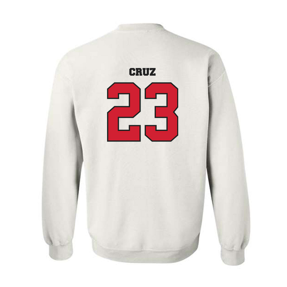Utah - NCAA Softball : Izzy Cruz - Replica Shersey Crewneck Sweatshirt-1