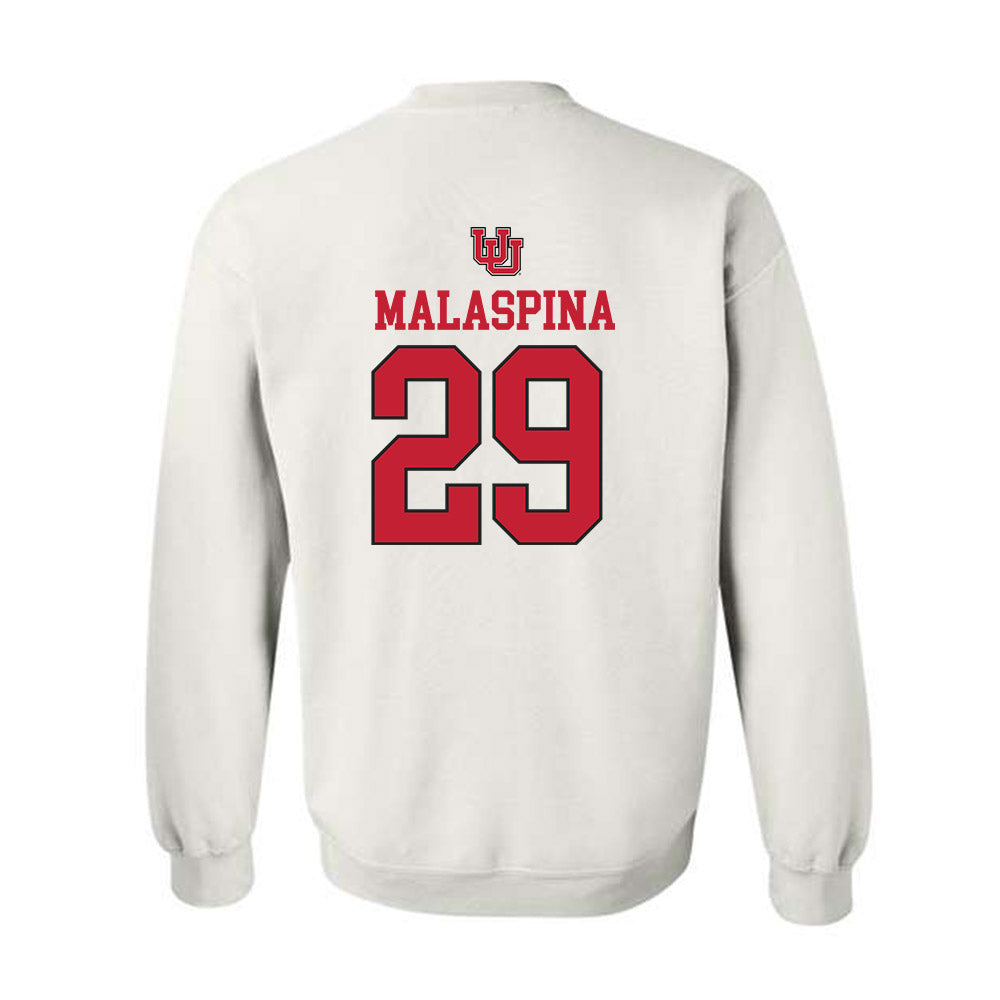 Utah - NCAA Women's Soccer : Alexa Malaspina - Replica Shersey Crewneck Sweatshirt-1