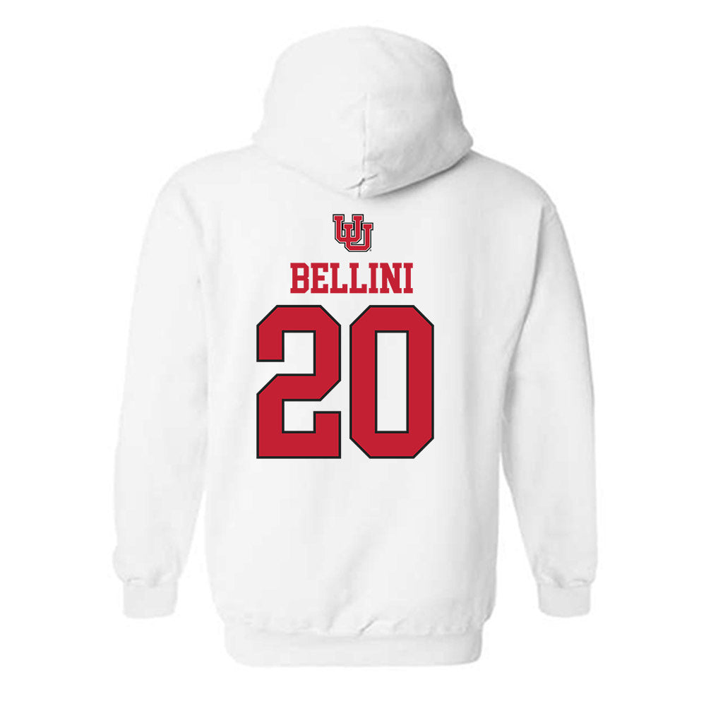 Utah - NCAA Women's Soccer : Sophie Bellini - Replica Shersey Hooded Sweatshirt-1