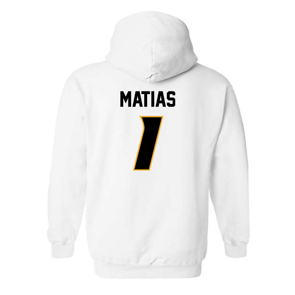 Missouri - NCAA Women's Volleyball : Zoey Matias - Replica Shersey Hooded Sweatshirt-1
