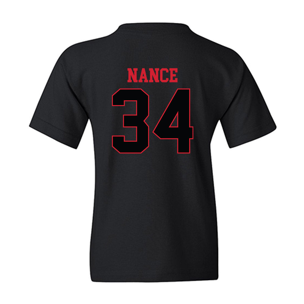NC State - NCAA Baseball : Anderson Nance - Replica Shersey Youth T-Shirt-1