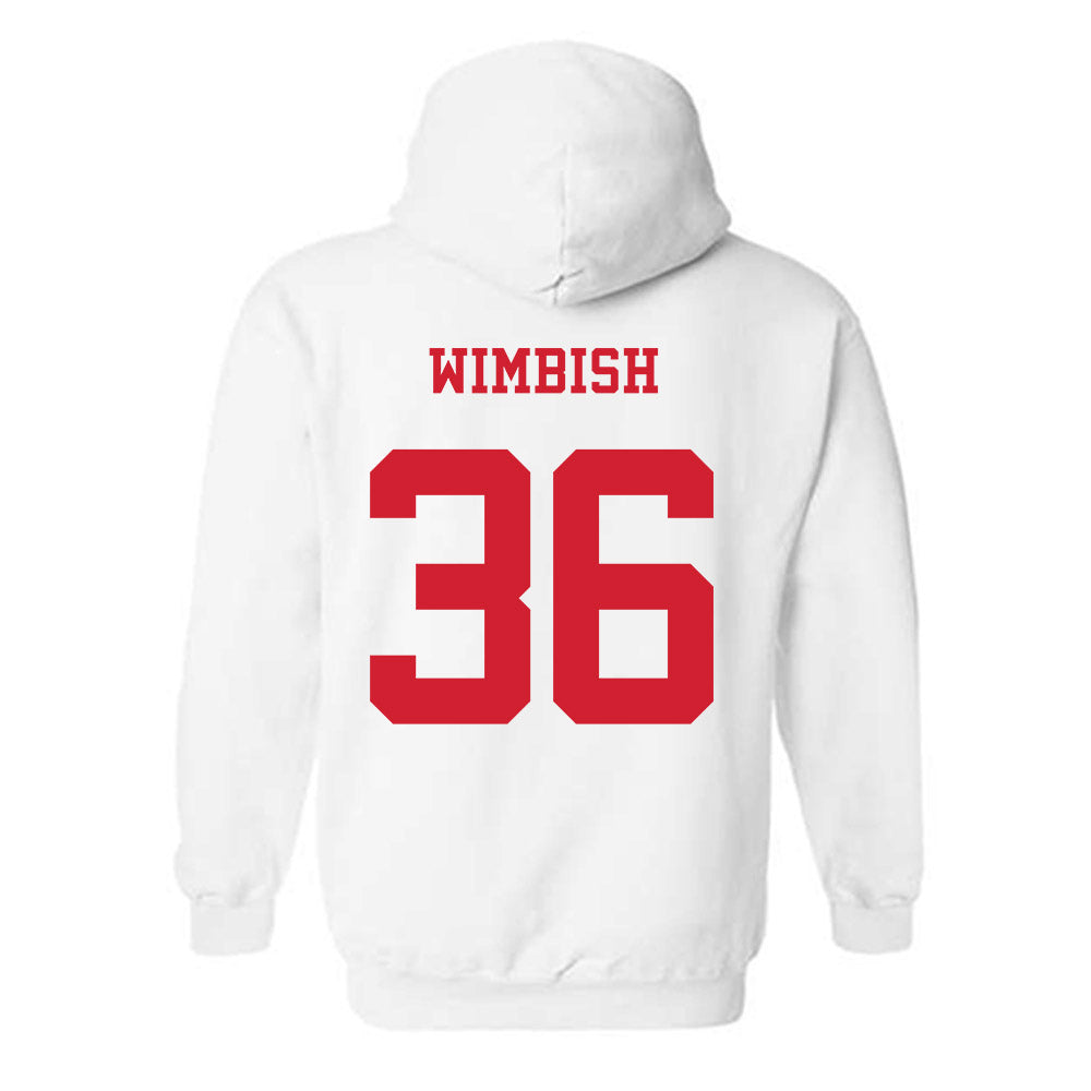NC State - NCAA Baseball : Camden Wimbish - Hooded Sweatshirt Replica Shersey