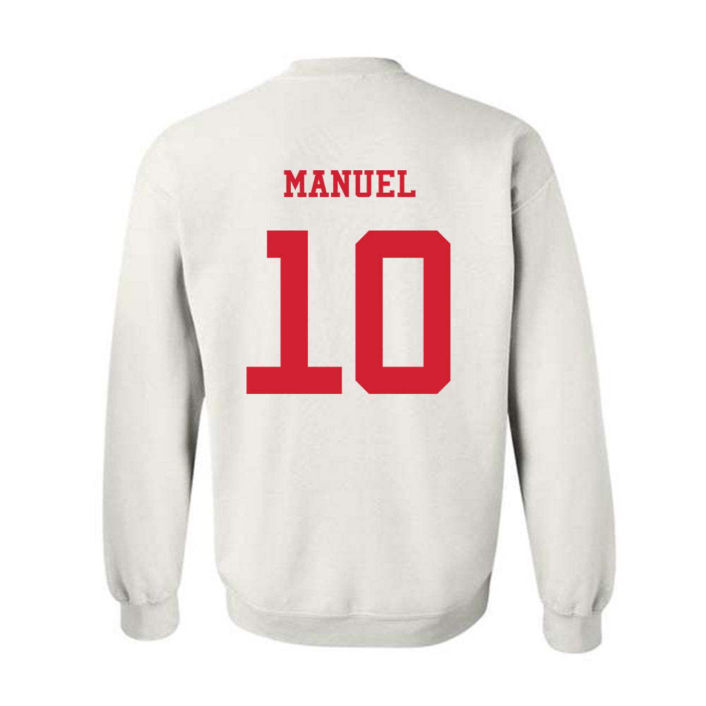 NC State - NCAA Baseball : Truitt Manuel - Replica Shersey Crewneck Sweatshirt-1