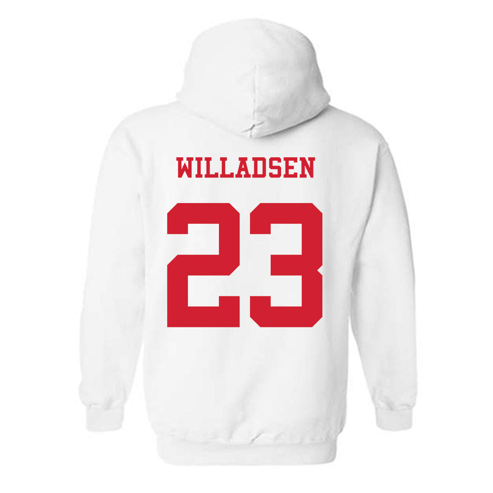 NC State - NCAA Baseball : Matt Willadsen - Hooded Sweatshirt Replica Shersey