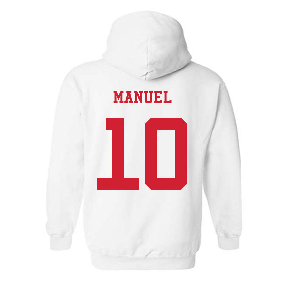 NC State - NCAA Baseball : Truitt Manuel - Replica Shersey Hooded Sweatshirt-1