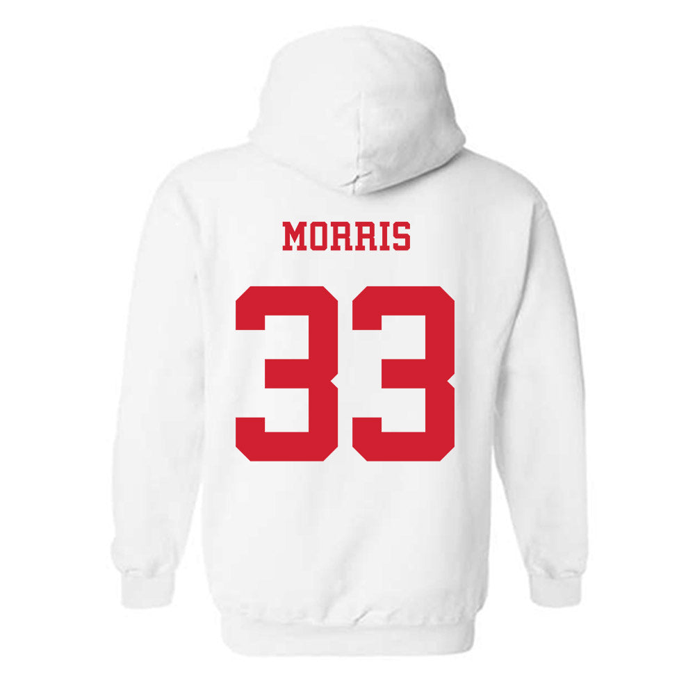 NC State - NCAA Baseball : Kaden Morris - Replica Shersey Hooded Sweatshirt