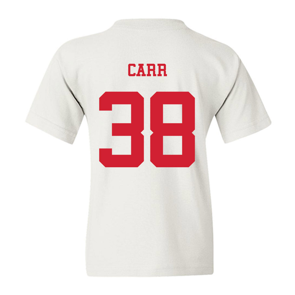 NC State - NCAA Baseball : Landon Carr - Replica Shersey Youth T-Shirt-1