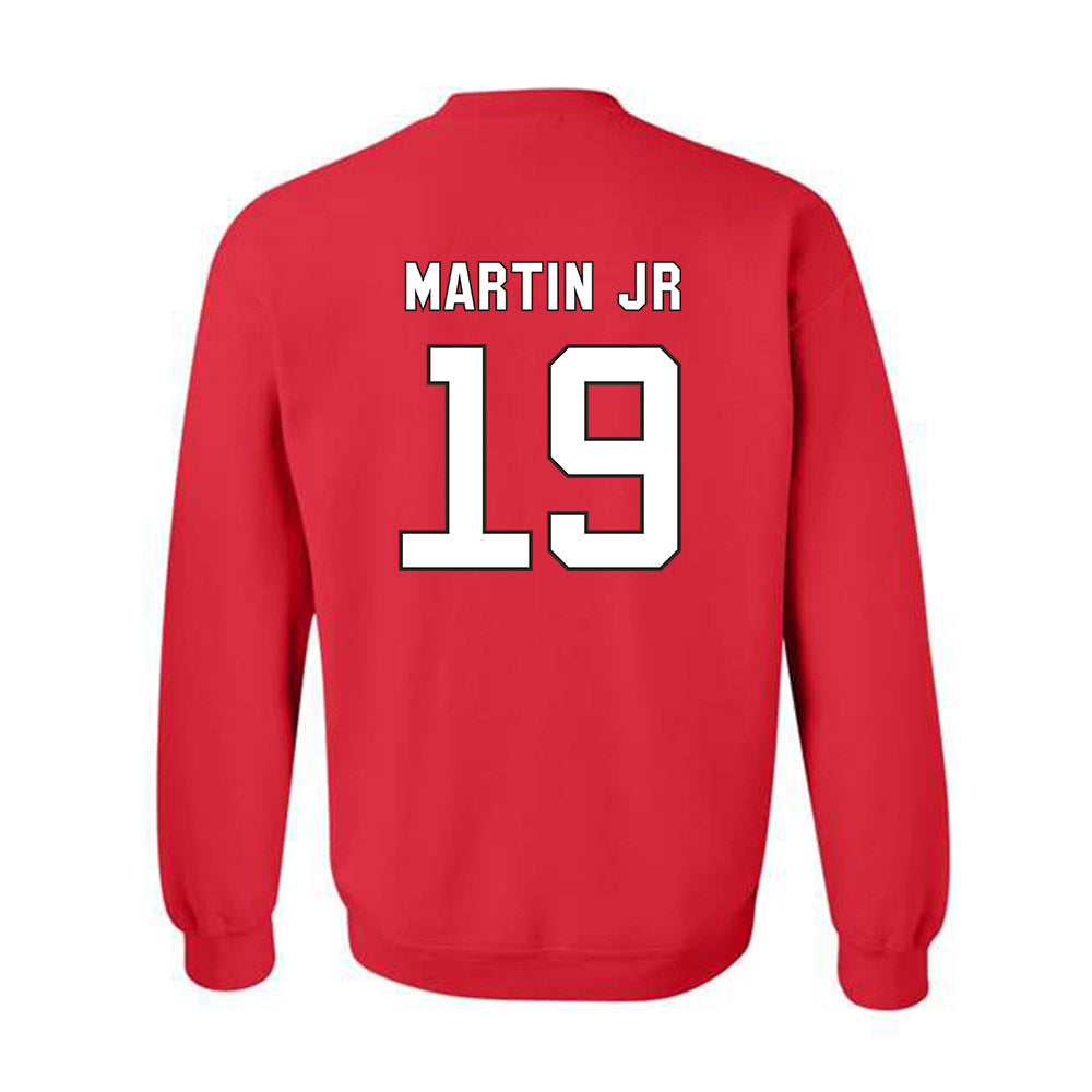 NC State - NCAA Football : KJ Martin Jr - Replica Shersey Crewneck Sweatshirt