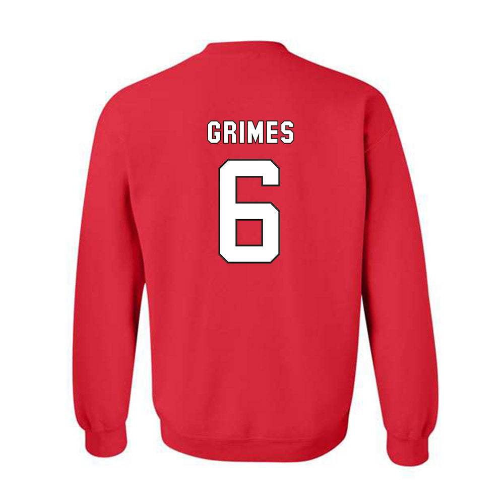 NC State - NCAA Football : Wesley Grimes - Crewneck Sweatshirt
