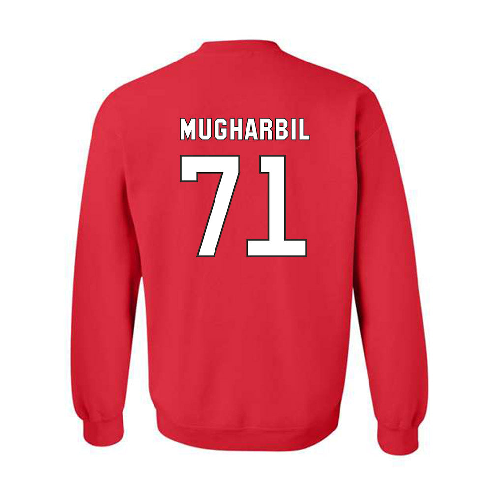 NC State - NCAA Football : Yousef Mugharbil - Replica Shersey Crewneck Sweatshirt-1