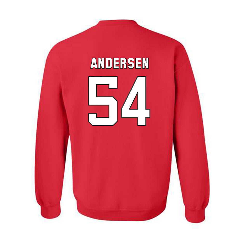 NC State - NCAA Football : Teague Andersen - Replica Shersey Crewneck Sweatshirt-1