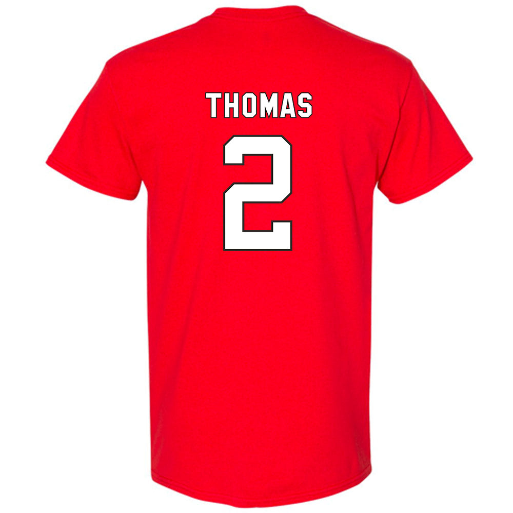 NC State - NCAA Football : Lex Thomas - Replica Shersey T-Shirt-1