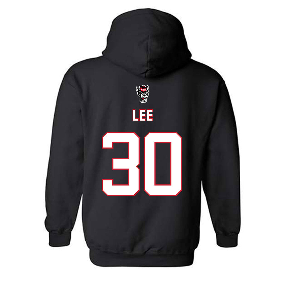 NC State - NCAA Men's Basketball : Sung Jin Lee - Replica Shersey Hooded Sweatshirt-1