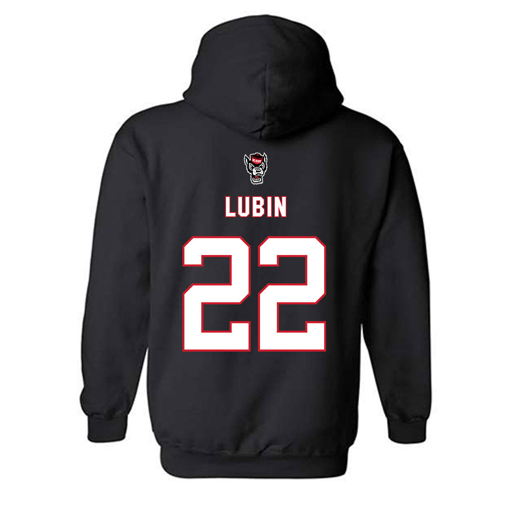 NC State - NCAA Men's Basketball : Ven-Allen Lubin - Replica Shersey Hooded Sweatshirt-1