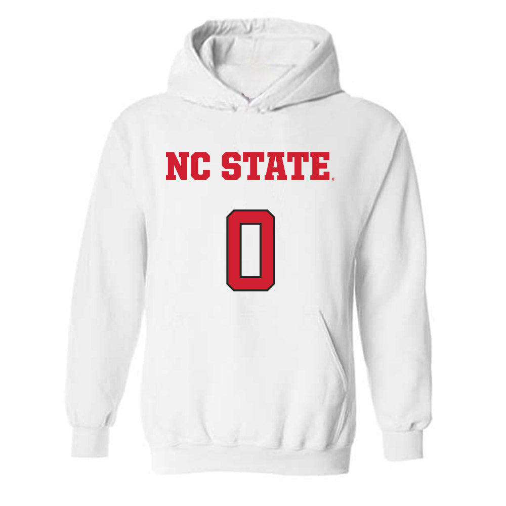 NC State - NCAA Men's Basketball : Jordan Snell - Replica Shersey Hooded Sweatshirt-0
