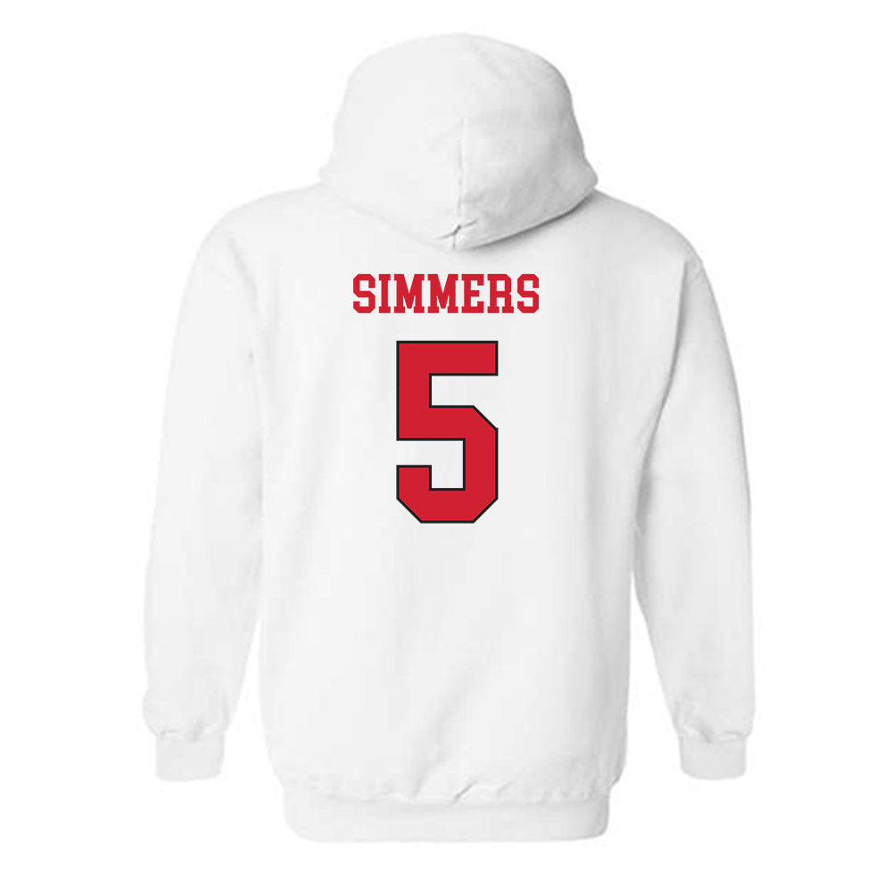 NC State - NCAA Softball : Kendall Simmers - Replica Shersey Hooded Sweatshirt