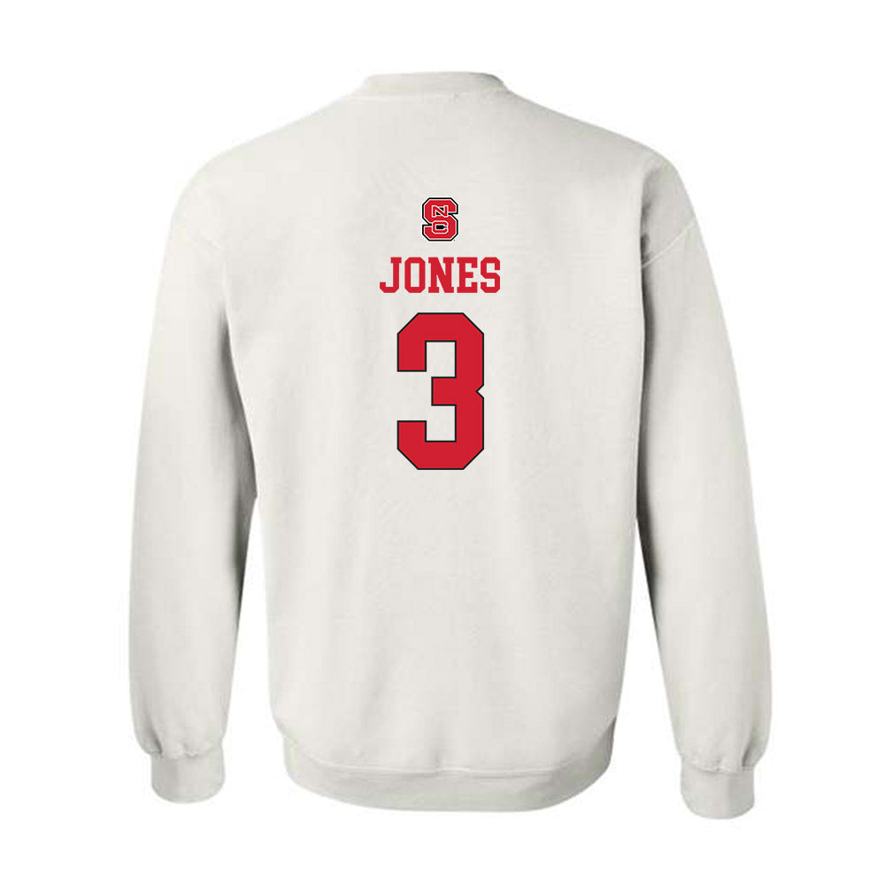 NC State - NCAA Women's Basketball : Zamareya Jones - Replica Shersey Crewneck Sweatshirt