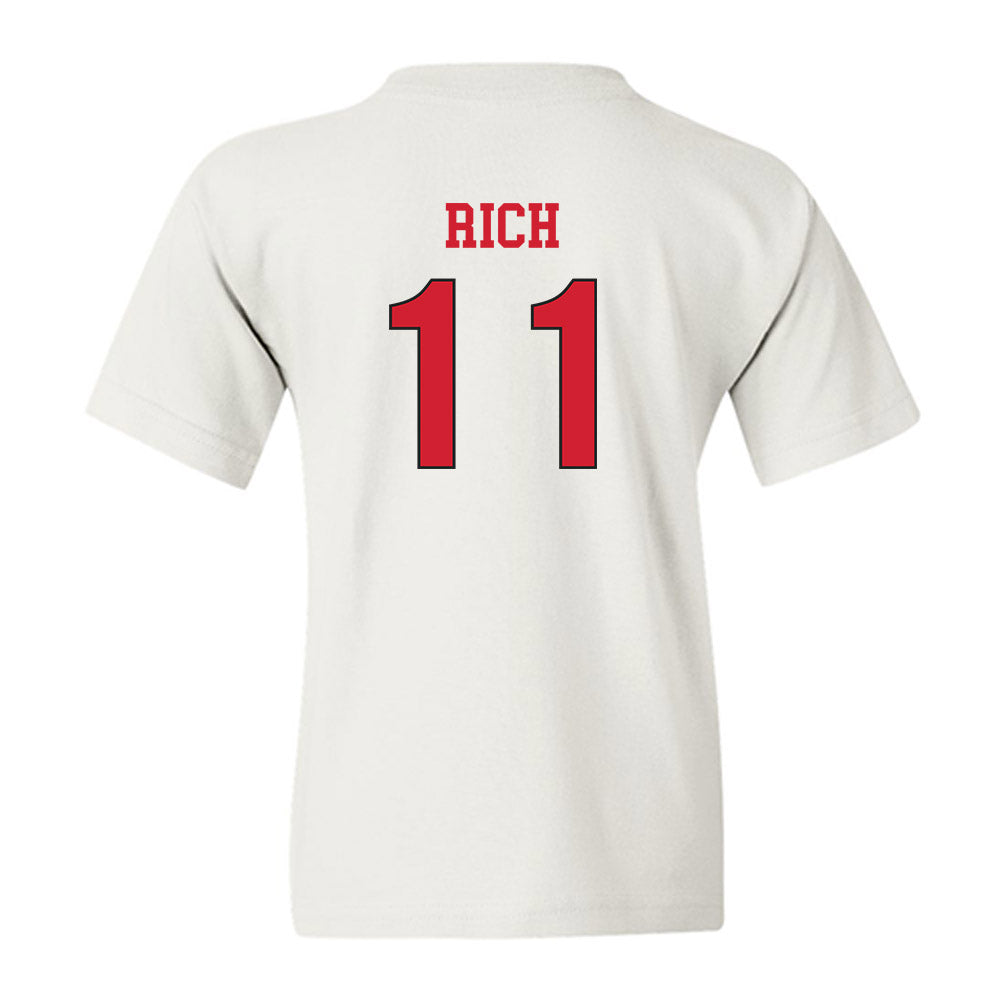 NC State - NCAA Women's Soccer : Eliza Rich - Replica Shersey Youth T-Shirt-1
