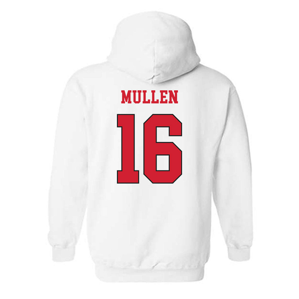 NC State - NCAA Women's Volleyball : Ashley Mullen - Replica Shersey Hooded Sweatshirt-1